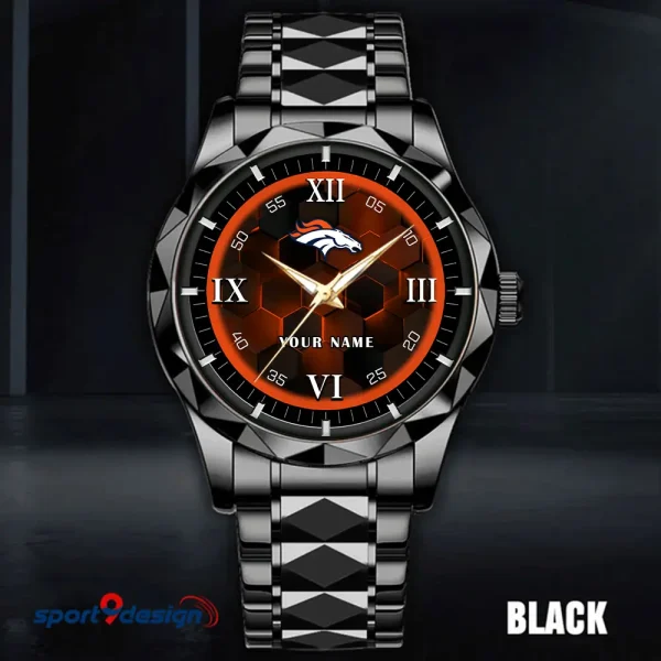 Denver Broncos Luxury Diamond Men Wristwatch Trending 2025 SPTDMW107 - Image 4
