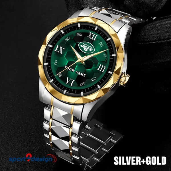 New York Jets Luxury Diamond Men Wristwatch Trending 2025 SPTDMW122