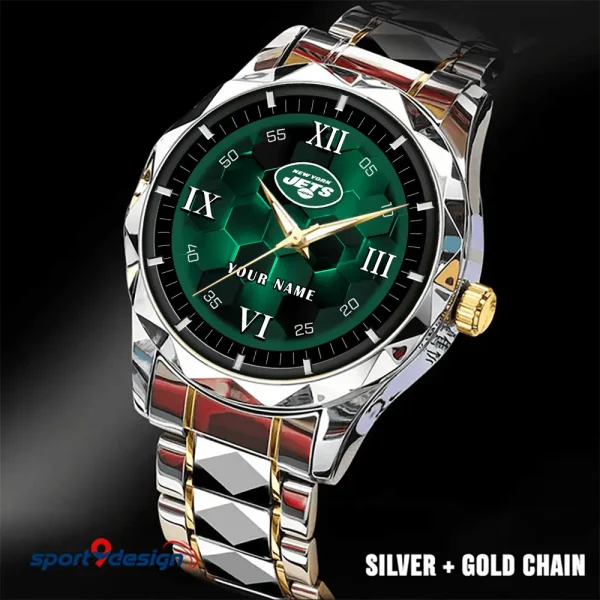 New York Jets Luxury Diamond Men Wristwatch Trending 2025 SPTDMW122 - Image 5