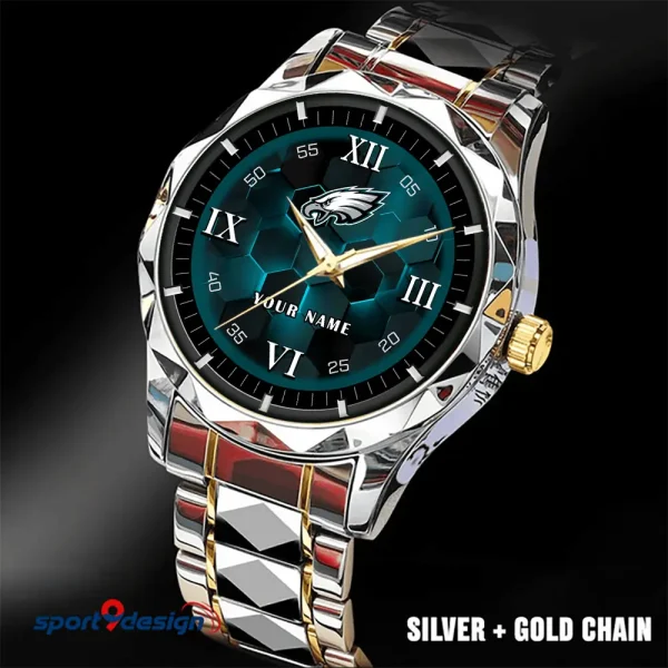 Philadelphia Eagles Luxury Diamond Men Wristwatch Trending 2025 SPTDMW123 - Image 3