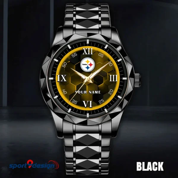 Pittsburgh Steelers Luxury Diamond Men Wristwatch Trending 2025 SPTDMW124 - Image 4