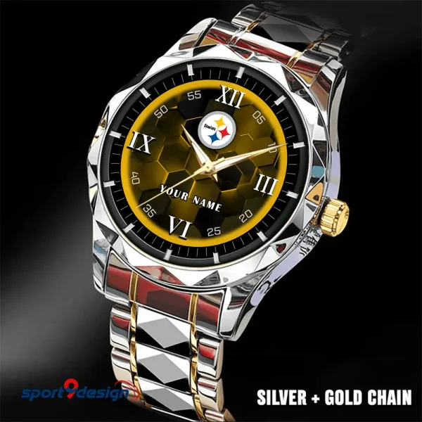 Pittsburgh Steelers Luxury Diamond Men Wristwatch Trending 2025 SPTDMW124 - Image 5