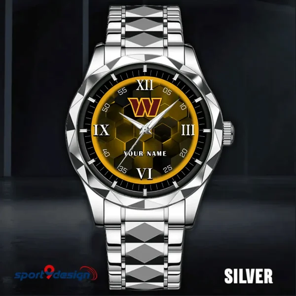 Washington Commanders Luxury Diamond Men Wristwatch Trending 2025 SPTDMW129 - Image 2