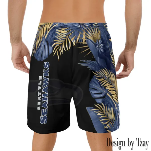 Seattle Seahawks Casual Men's Drawstring Shorts Trending 2025 BGSHORT345 - Image 2