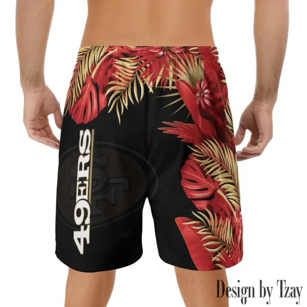 San Francisco 49ers Casual Men's Drawstring Shorts Trending 2025 BGSHORT344 - Image 2
