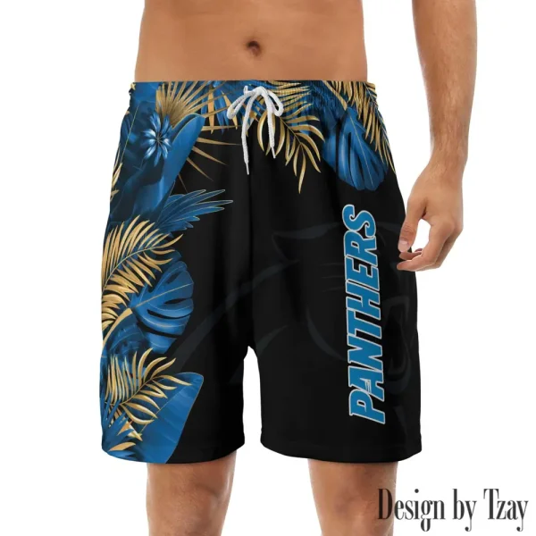Carolina Panthers Casual Men's Drawstring Shorts Trending 2025 BGSHORT321