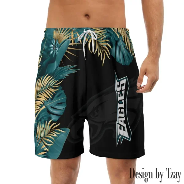 Philadelphia Eagles Casual Men's Drawstring Shorts Trending 2025 BGSHORT342