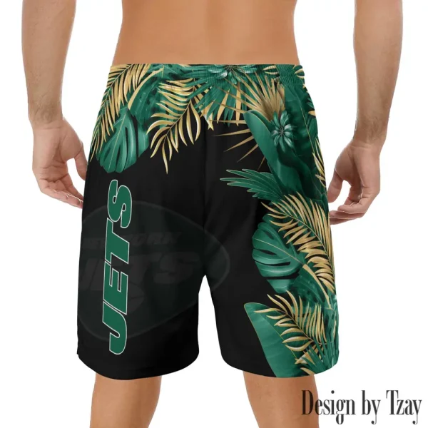 New York Jets Casual Men's Drawstring Shorts Trending 2025 BGSHORT341 - Image 2