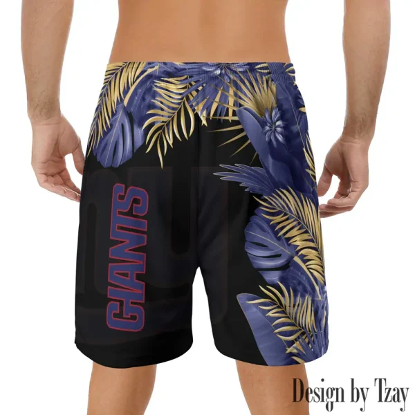New York Giants Casual Men's Drawstring Shorts Trending 2025 BGSHORT340 - Image 2