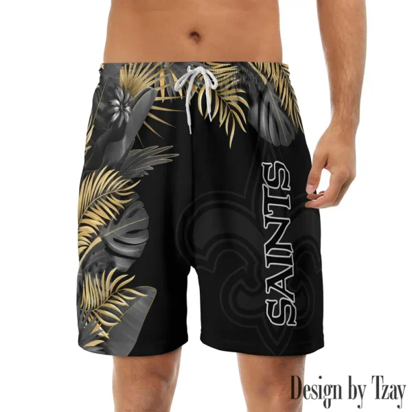 New Orleans Saints Casual Men's Drawstring Shorts Trending 2025 BGSHORT339