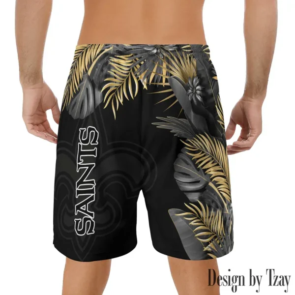 New Orleans Saints Casual Men's Drawstring Shorts Trending 2025 BGSHORT339 - Image 2