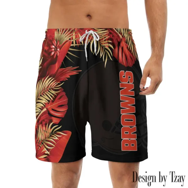 Cleveland Browns Casual Men's Drawstring Shorts Trending 2025 BGSHORT324