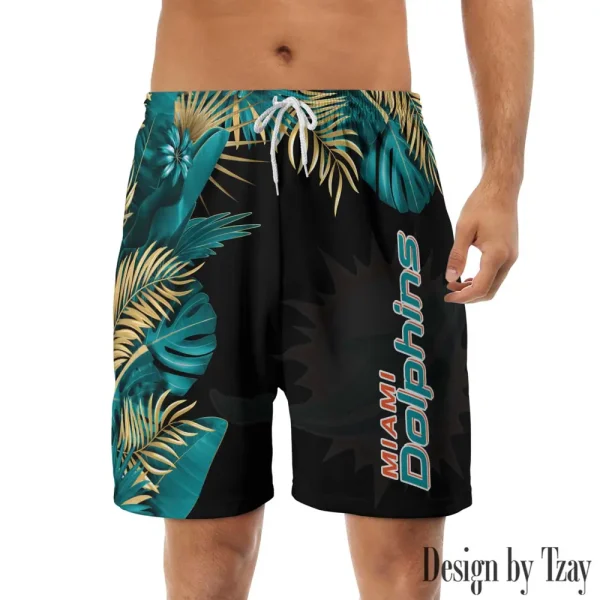 Miami Dolphins Casual Men's Drawstring Shorts Trending 2025 BGSHORT336