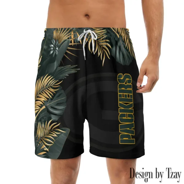 Green Bay Packers Casual Men's Drawstring Shorts Trending 2025 BGSHORT328