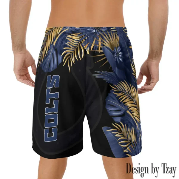 Indianapolis Colts Casual Men's Drawstring Shorts Trending 2025 BGSHORT330 - Image 2