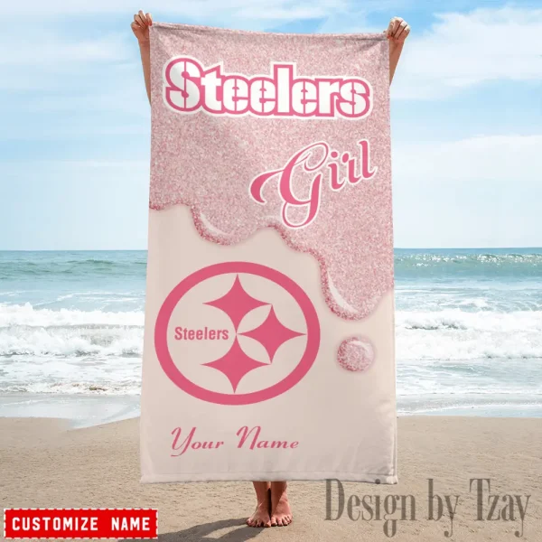 Pittsburgh Steelers NFL Beach Towels New 2025 AZBTOWEL520 - Image 3
