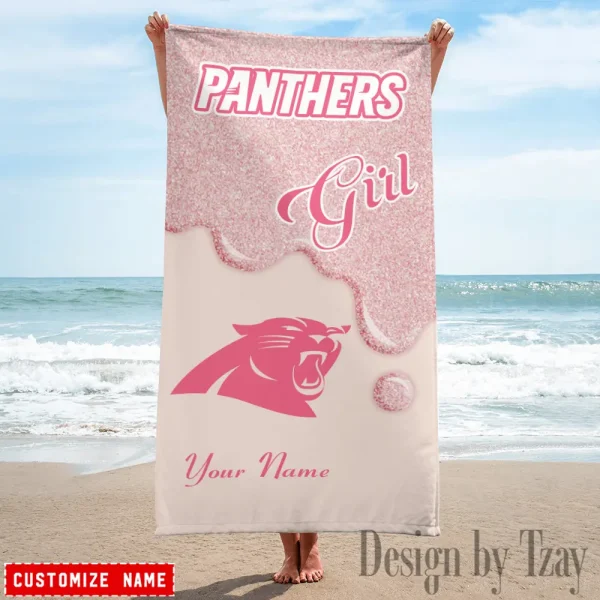 Carolina Panthers NFL Beach Towels New 2025 AZBTOWEL521 - Image 2