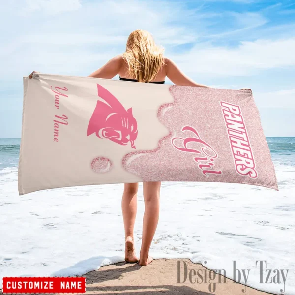 Carolina Panthers NFL Beach Towels New 2025 AZBTOWEL521 - Image 3