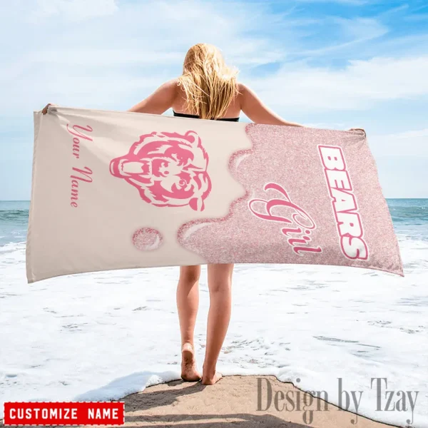 Chicago Bears NFL Beach Towels New 2025 AZBTOWEL523