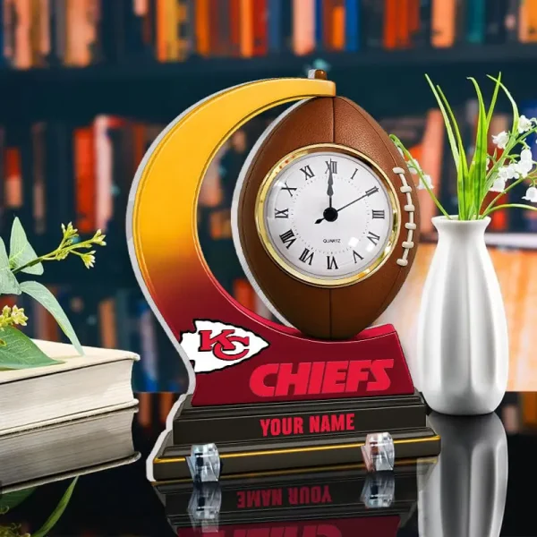 Kansas City Chiefs New Acrylic Clock Plaque For Home SPTACP025 - Image 3