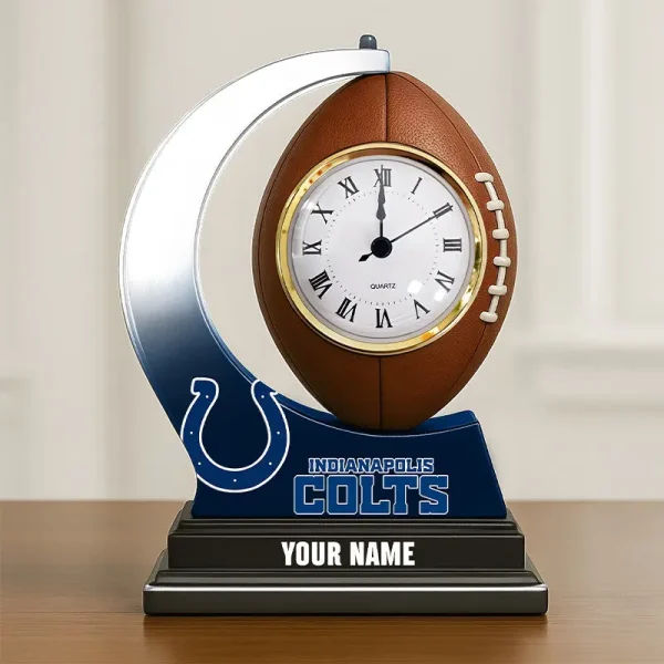 Indianapolis Colts New Acrylic Clock Plaque For Home SPTACP026 - Image 3