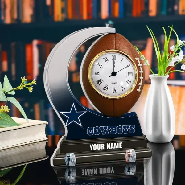 Dallas Cowboys New Acrylic Clock Plaque For Home SPTACP027 - Image 2