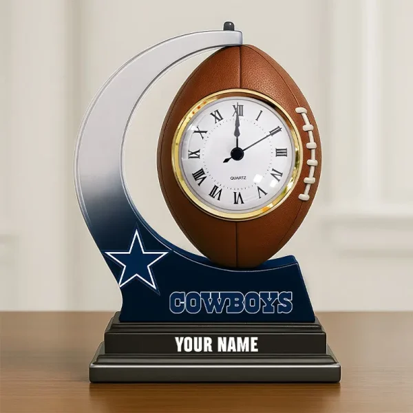 Dallas Cowboys New Acrylic Clock Plaque For Home SPTACP027 - Image 3
