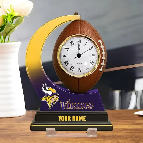 Minnesota Vikings New Acrylic Clock Plaque For Home SPTACP029