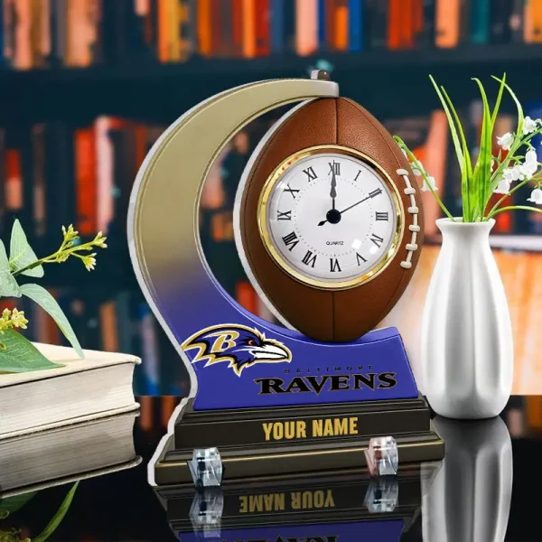 Baltimore Ravens New Acrylic Clock Plaque For Home SPTACP030 - Image 2