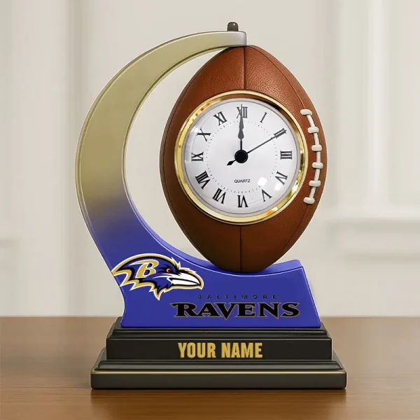 Baltimore Ravens New Acrylic Clock Plaque For Home SPTACP030 - Image 3