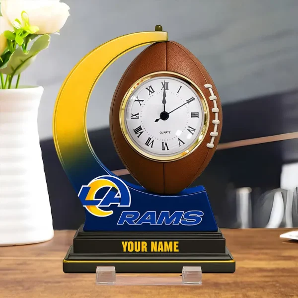 Los Angeles Rams New Acrylic Clock Plaque For Home SPTACP031
