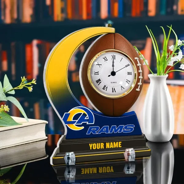 Los Angeles Rams New Acrylic Clock Plaque For Home SPTACP031 - Image 3