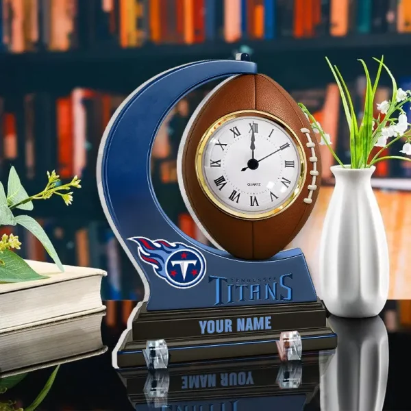 Tennessee Titans New Acrylic Clock Plaque For Home SPTACP032 - Image 2