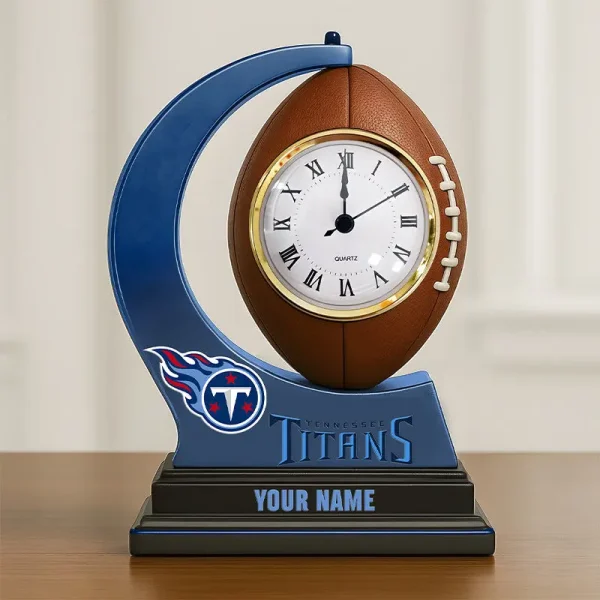Tennessee Titans New Acrylic Clock Plaque For Home SPTACP032 - Image 3