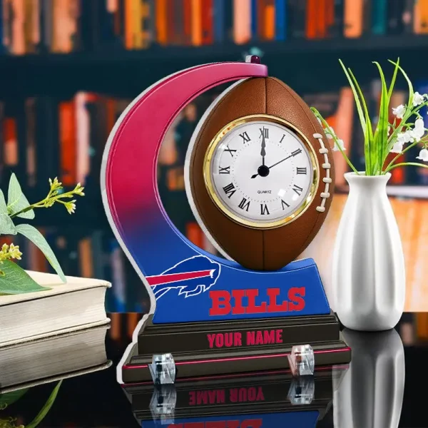 Buffalo Bills New Acrylic Clock Plaque For Home SPTACP034 - Image 2