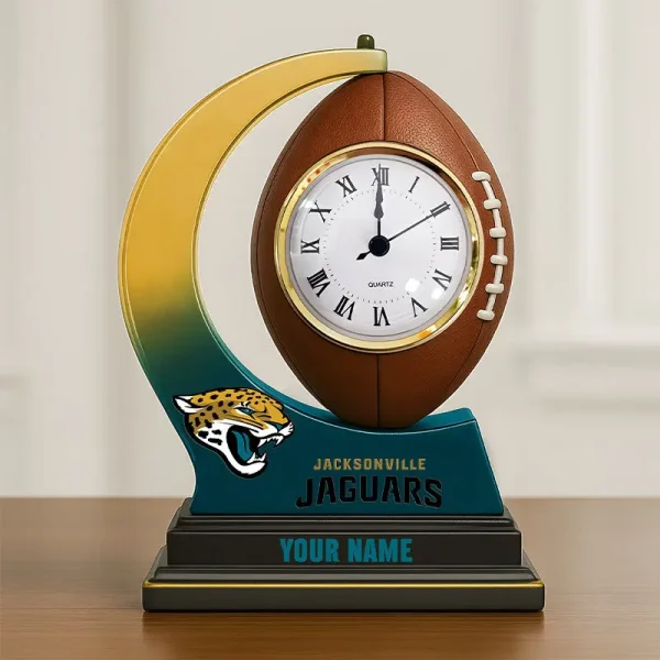 Jacksonville Jaguars New Acrylic Clock Plaque For Home SPTACP036 - Image 3