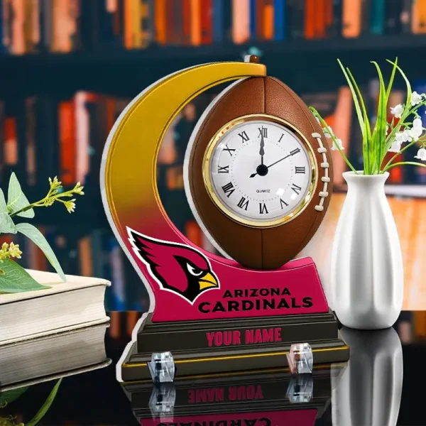 Arizona Cardinals New Acrylic Clock Plaque For Home SPTACP039 - Image 2