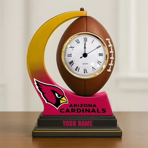 Arizona Cardinals New Acrylic Clock Plaque For Home SPTACP039 - Image 3