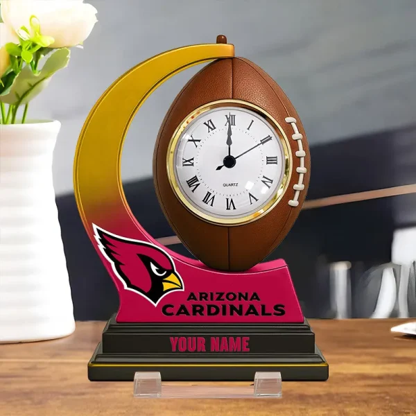 Arizona Cardinals New Acrylic Clock Plaque For Home SPTACP039