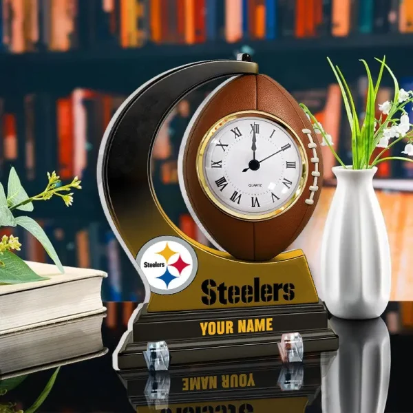 Pittsburgh Steelers New Acrylic Clock Plaque For Home SPTACP041 - Image 2