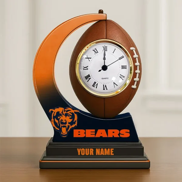 Chicago Bears New Acrylic Clock Plaque For Home SPTACP042 - Image 3