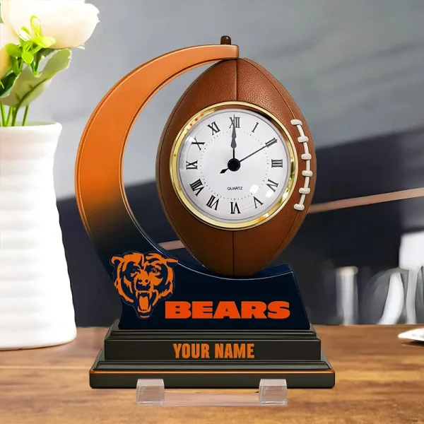 Chicago Bears New Acrylic Clock Plaque For Home SPTACP042