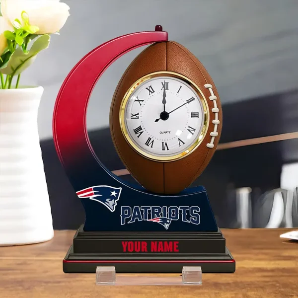 New England Patriots New Acrylic Clock Plaque For Home SPTACP043