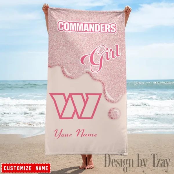 Washington Commanders NFL Beach Towels New 2025 AZBTOWEL525 - Image 2