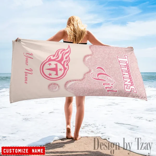 Tennessee Titans NFL Beach Towels New 2025 AZBTOWEL526 - Image 2