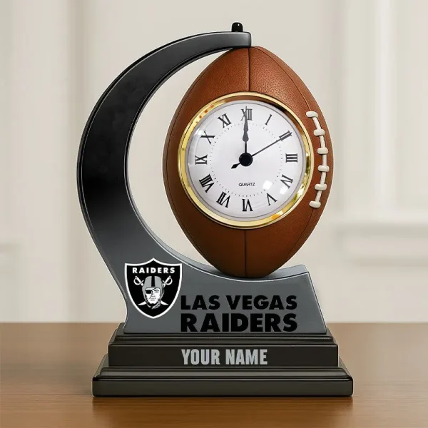 Las Vegas Raiders New Acrylic Clock Plaque For Home SPTACP047 - Image 3