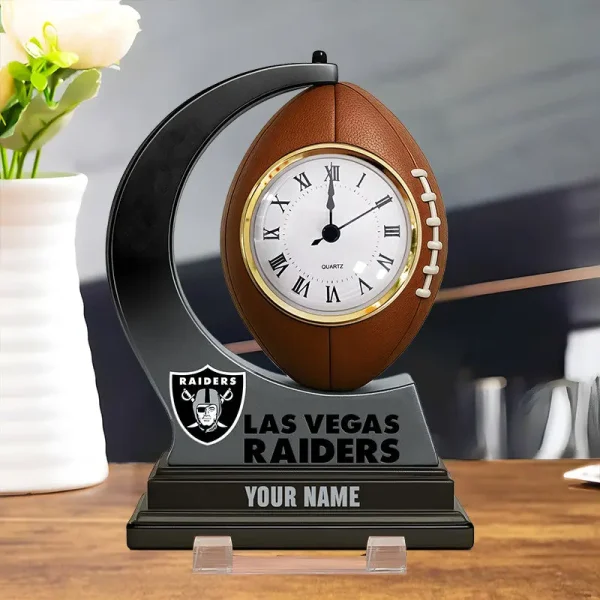 Las Vegas Raiders New Acrylic Clock Plaque For Home SPTACP047