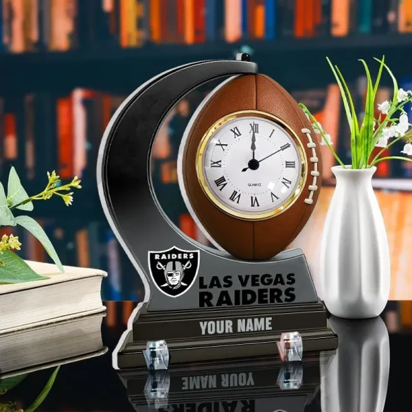 Las Vegas Raiders New Acrylic Clock Plaque For Home SPTACP047 - Image 2