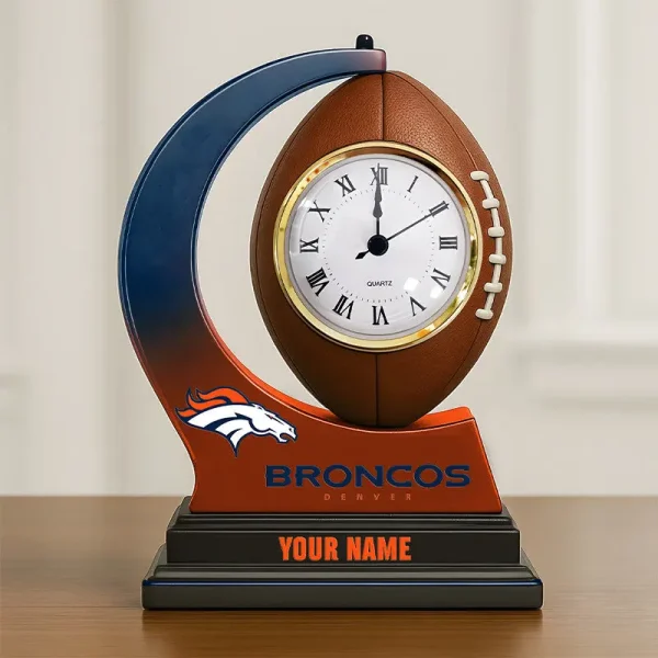 Denver Broncos New Acrylic Clock Plaque For Home SPTACP048 - Image 3
