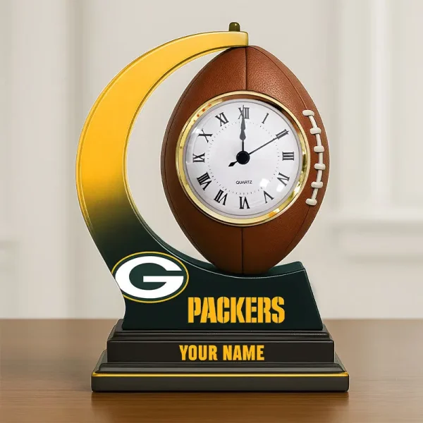 Green Bay Packers New Acrylic Clock Plaque For Home SPTACP049 - Image 3